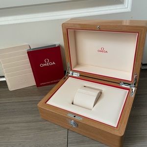 Omega Watch box with books